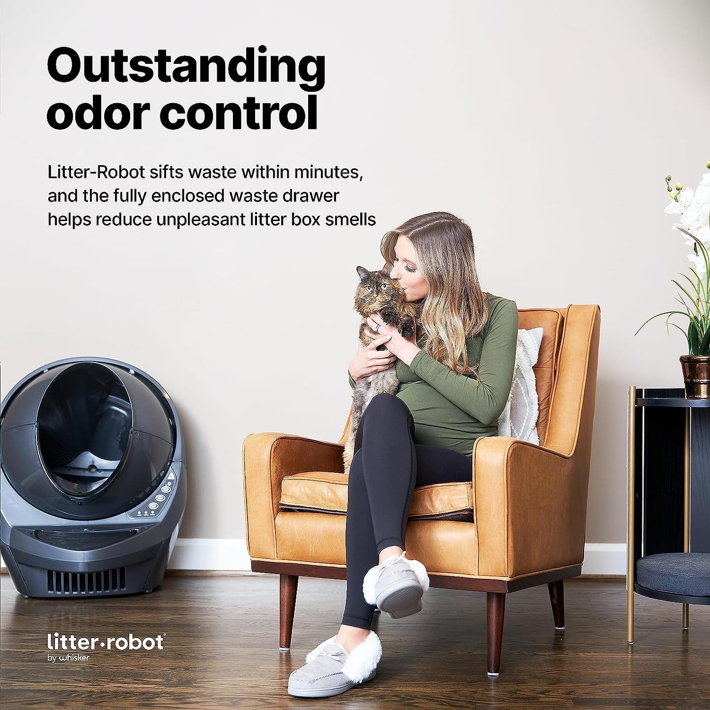 Litter-Robot 3 Grey – WiFi Enabled Self-Cleaning Cat Litter Box