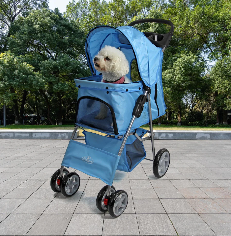 Blue Pet Stroller – Comfort and Style for Your Pet on the Go